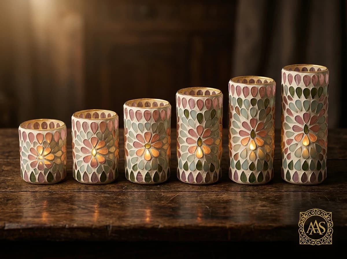 Glass Votives — Handcrafted luxury export décor by Antique Arts Sourcing