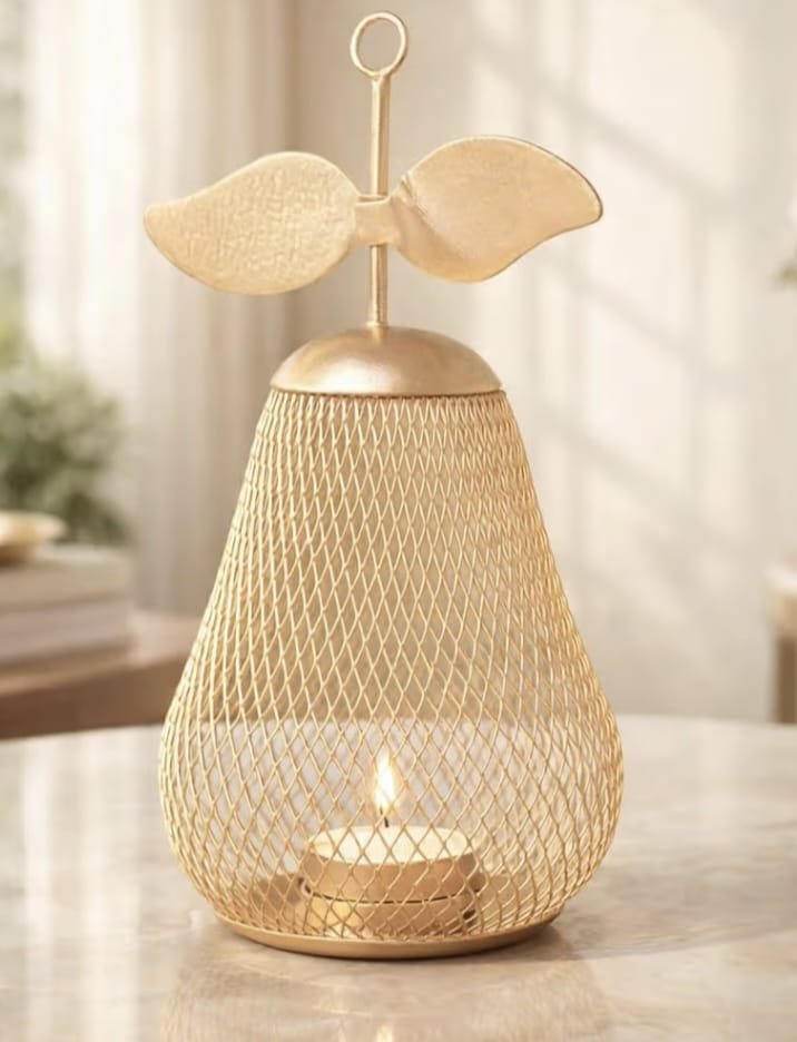 Brushed Gold Table Accent
